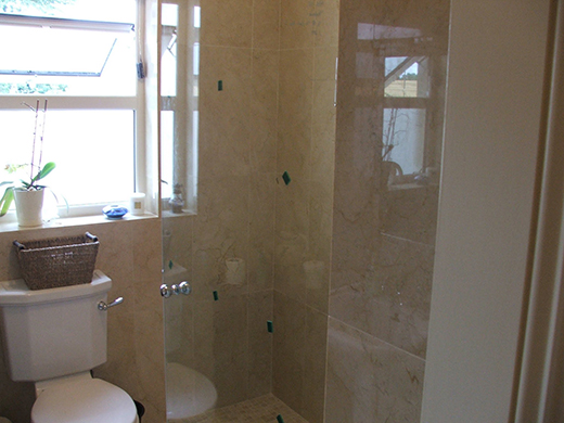 frameless shower two