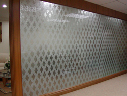 sandblast glass